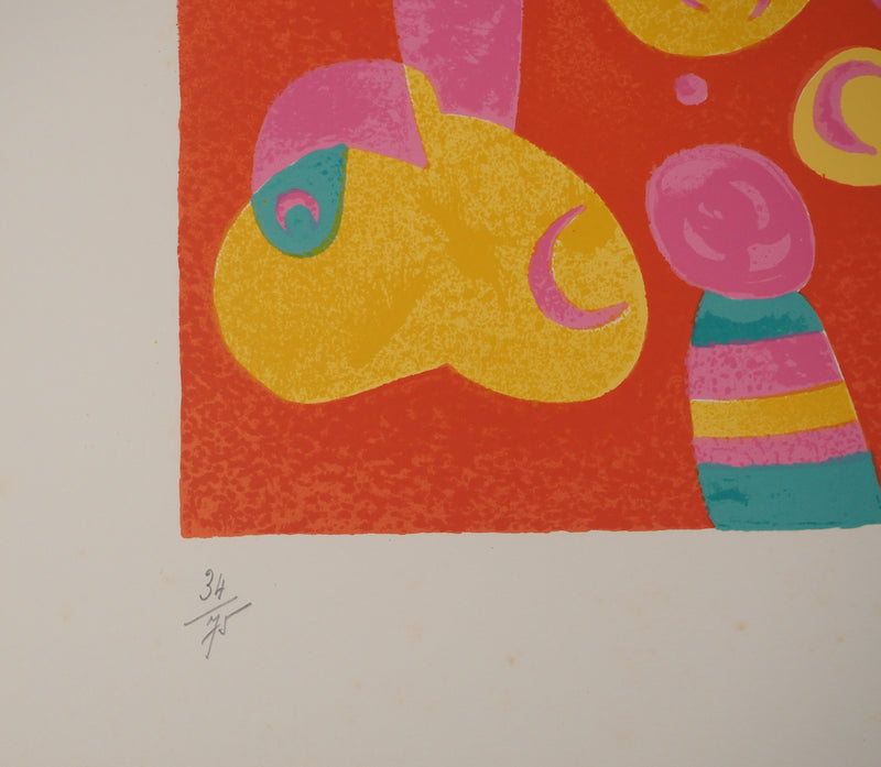 Joan MIRO : La nuit du roi, Ubu roi, Lithographie originale (photo de détail 2) - Crédit photo : Galerie Art.Paris