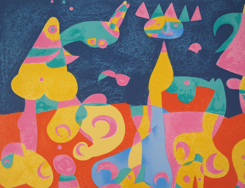 Joan MIRO : La nuit du roi, Ubu roi, Lithographie originale (photo de détail 4) - Crédit photo : Galerie Art.Paris