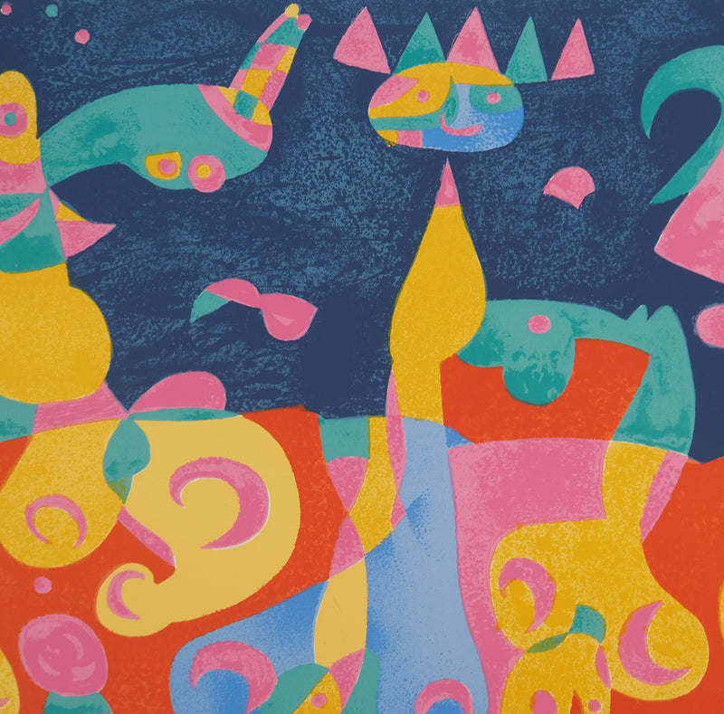 Joan MIRO : La nuit du roi, Ubu roi, Lithographie originale (photo de détail 5) - Crédit photo : Galerie Art.Paris