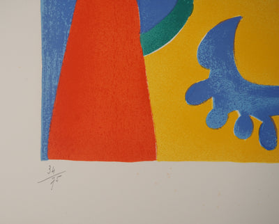 Joan MIRO : Le monstre bleu, Ubu roi, Lithographie originale (photo de détail 2) - Crédit photo : Galerie Art.Paris