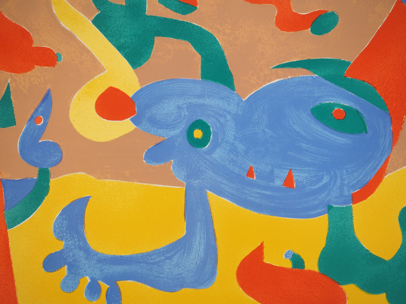 Joan MIRO : Le monstre bleu, Ubu roi, Lithographie originale (photo de détail 4) - Crédit photo : Galerie Art.Paris