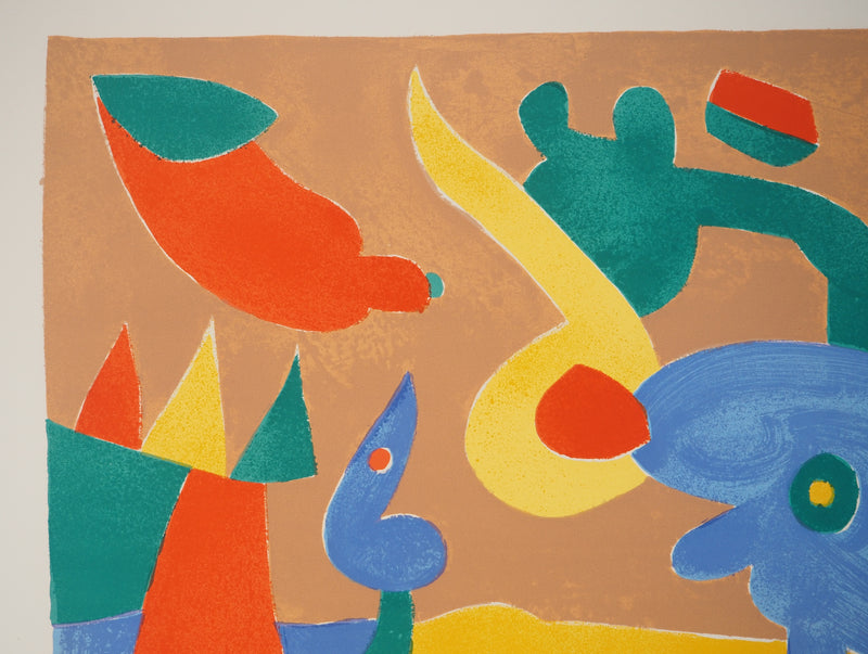 Joan MIRO : Le monstre bleu, Ubu roi, Lithographie originale (photo de détail 5) - Crédit photo : Galerie Art.Paris