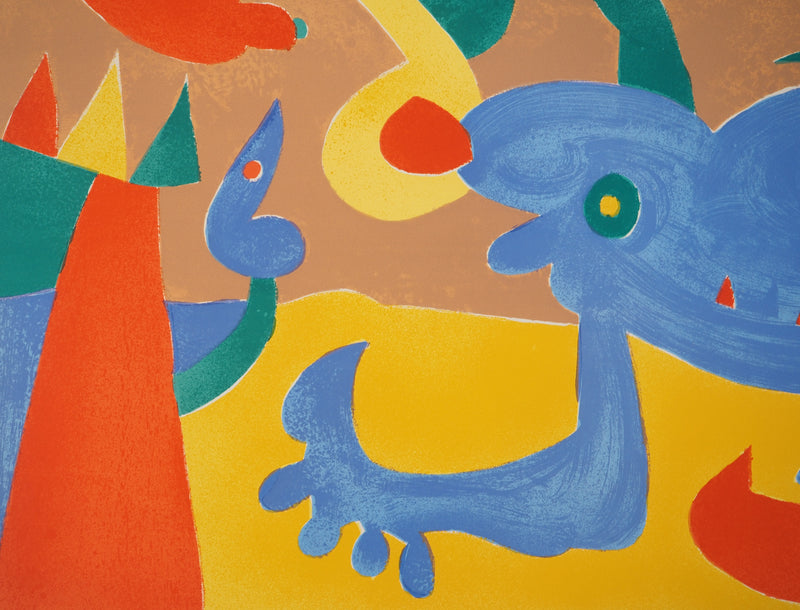 Joan MIRO : Le monstre bleu, Ubu roi, Lithographie originale (photo de détail 6) - Crédit photo : Galerie Art.Paris