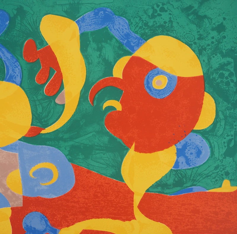 Joan MIRO : Discussion dans la nuit, Ubu roi, Lithographie originale (photo de détail 4) - Crédit photo : Galerie Art.Paris