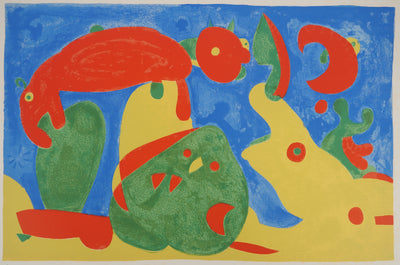 Joan MIRO : La balade nocturne, Ubu roi, Lithographie originale (vue générale) - Crédit photo : Galerie Art.Paris
