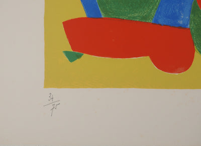 Joan MIRO : La balade nocturne, Ubu roi, Lithographie originale (photo de détail 2) - Crédit photo : Galerie Art.Paris