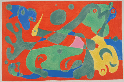 Joan MIRO : Le dragon vert, Ubu roi, Lithographie originale (vue générale) - Crédit photo : Galerie Art.Paris