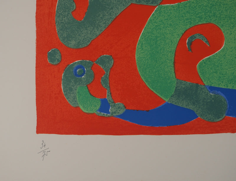 Joan MIRO : Le dragon vert, Ubu roi, Lithographie originale (photo de détail 3) - Crédit photo : Galerie Art.Paris