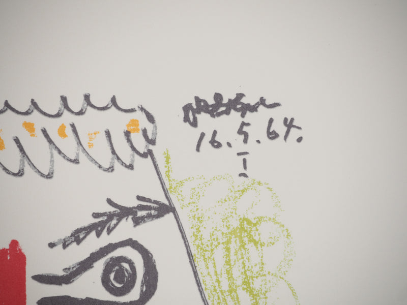Pablo PICASSO : Jeune homme de profil, Lithographie originale (photo de détail 3) - Crédit photo : Galerie Art.Paris