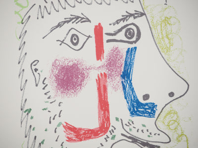 Pablo PICASSO : Jeune homme de profil, Lithographie originale (photo de détail 4) - Crédit photo : Galerie Art.Paris