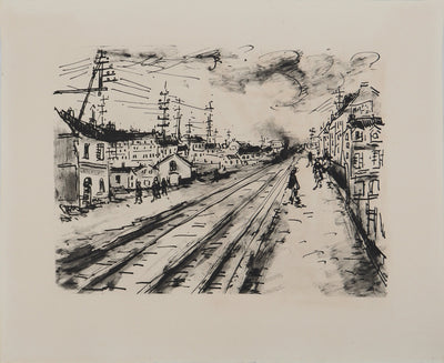 Maurice DE VLAMINCK :, Gravure originale (vue générale) - Crédit photo : Galerie Art.Paris