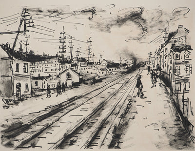 Maurice DE VLAMINCK :, Gravure originale (photo de détail 2) - Crédit photo : Galerie Art.Paris