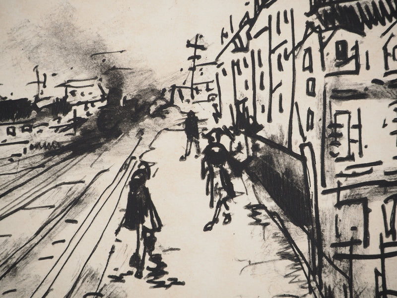 Maurice DE VLAMINCK :, Gravure originale (photo de détail 3) - Crédit photo : Galerie Art.Paris