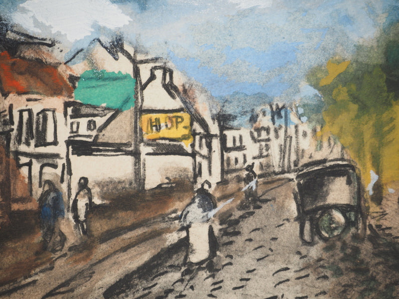 Maurice DE VLAMINCK :, Gravure originale (photo de détail 3) - Crédit photo : Galerie Art.Paris