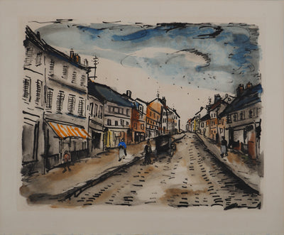 Maurice DE VLAMINCK :, Gravure originale (vue générale) - Crédit photo : Galerie Art.Paris