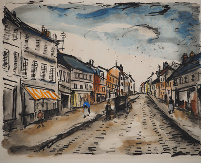 Maurice DE VLAMINCK :, Gravure originale (photo de détail 2) - Crédit photo : Galerie Art.Paris