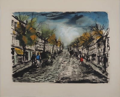 Maurice DE VLAMINCK :, Gravure originale (vue générale) - Crédit photo : Galerie Art.Paris