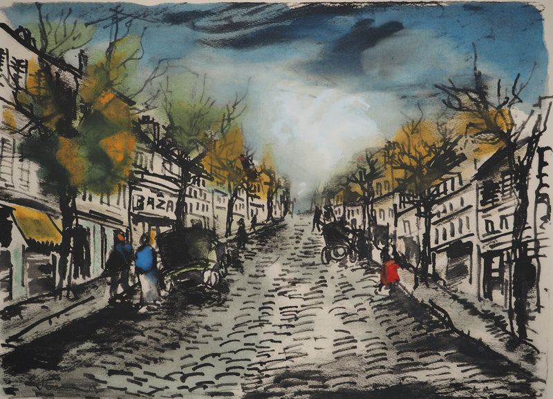 Maurice DE VLAMINCK :, Gravure originale (photo de détail 2) - Crédit photo : Galerie Art.Paris