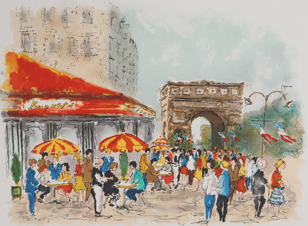 リトグラフ　URBAIN HUCHET 「アーバンヒューシェ」フランス画家 P5294304_1080x.jpg?v=1734282123