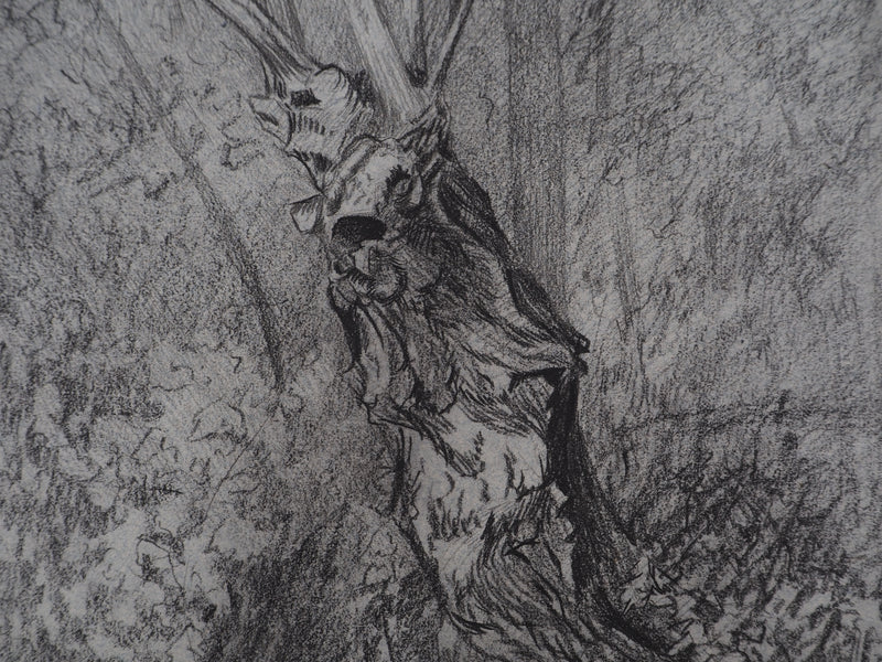 Léopold Franz KOWALSKI : Le cerf, c., Dessin original (photo de détail 5) - Crédit photo : Galerie Art.Paris