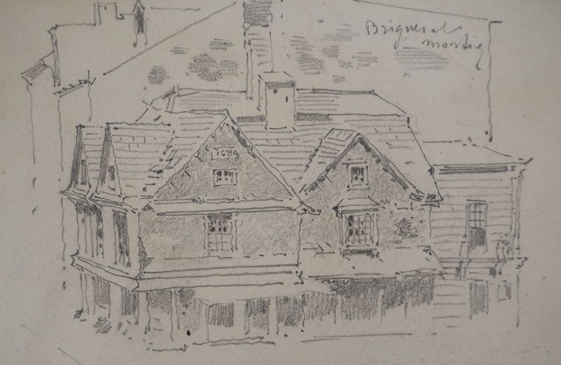 Léopold Franz KOWALSKI : La maison au n°1680, c, Dessin original (photo de détail 3) - Crédit photo : Galerie Art.Paris