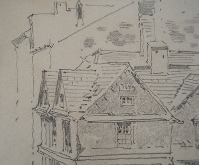 Léopold Franz KOWALSKI : La maison au n°1680, c, Dessin original (photo de détail 4) - Crédit photo : Galerie Art.Paris
