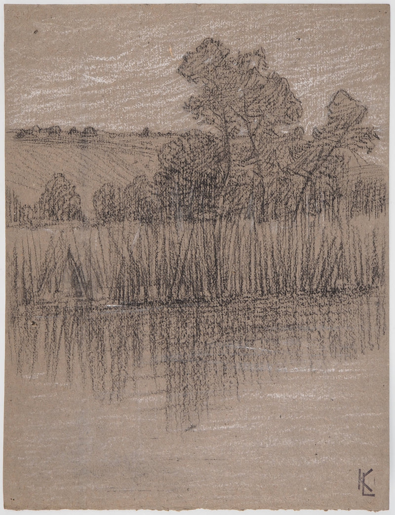 Léopold Franz KOWALSKI : Paysage de bord d&