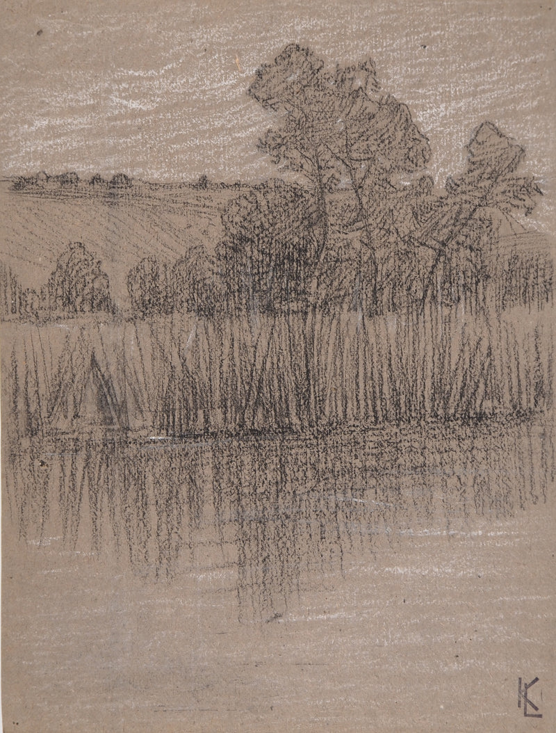 Léopold Franz KOWALSKI : Paysage de bord d&