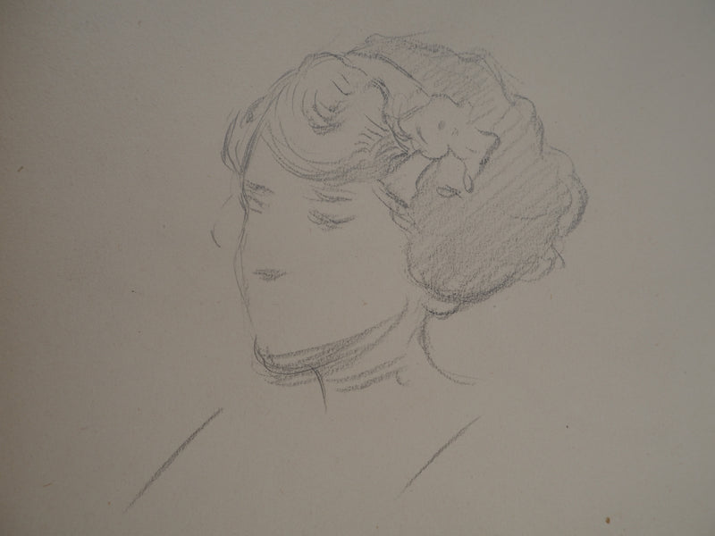 Léopold Franz KOWALSKI : Portrait de Christelle, c, Dessin original (photo de détail 5) - Crédit photo : Galerie Art.Paris