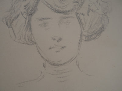 Léopold Franz KOWALSKI : Portrait de Christelle, c, Dessin original (photo de détail 4) - Crédit photo : Galerie Art.Paris