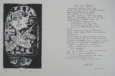 Yvon TAILLANDIER : Théâtre du dedans, Sérigraphie originale (photo de détail 6) - Crédit photo : Galerie Art.Paris