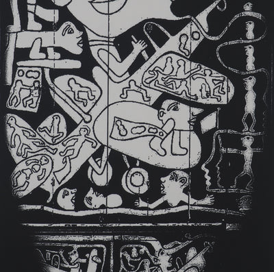 Yvon TAILLANDIER : Théâtre du dedans, Sérigraphie originale (photo de détail 5) - Crédit photo : Galerie Art.Paris