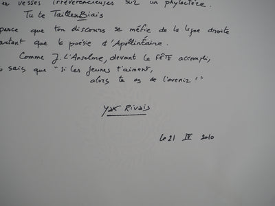 Yvon TAILLANDIER : Théâtre du dedans, Sérigraphie originale (photo de détail 8) - Crédit photo : Galerie Art.Paris