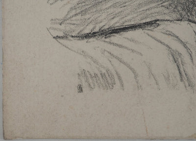 Maximilien LUCE : Vieil homme alité, Lithographie originale (photo de détail 5) - Crédit photo : Galerie Art.Paris