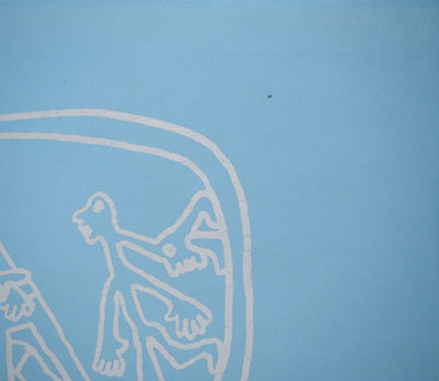 Yvon TAILLANDIER : Paris : La Tour Eiffel en argent sur bleu, Sérigraphie originale (photo de détail 7) - Crédit photo : Galerie Art.Paris