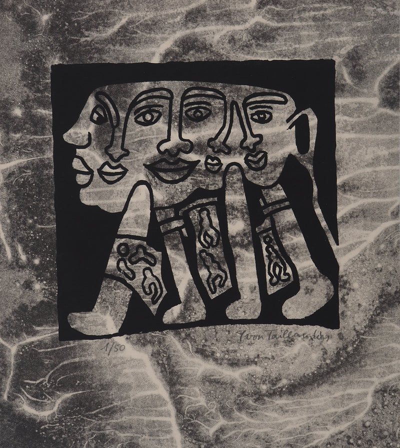 Yvon TAILLANDIER : Le Catitipède, Sérigraphie originale (vue générale) - Crédit photo : Galerie Art.Paris