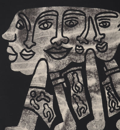 Yvon TAILLANDIER : Le Catitipède, Sérigraphie originale (photo de détail 3) - Crédit photo : Galerie Art.Paris