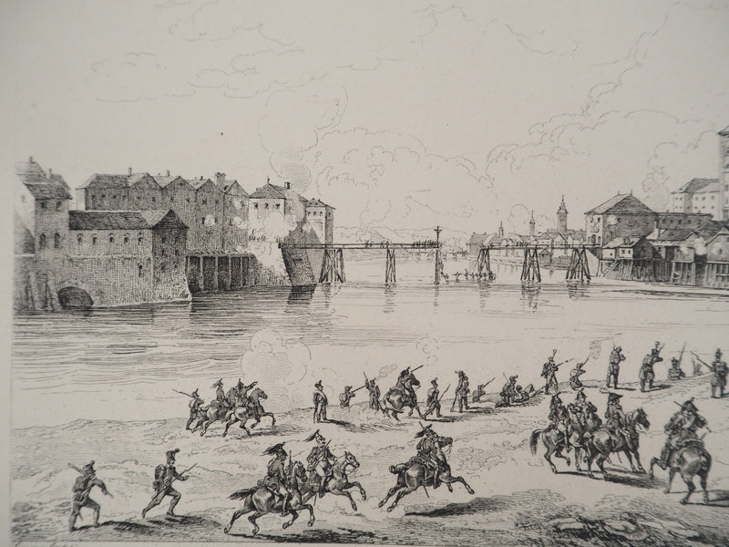 Jean-Antoine Simeon FORT :, Gravure originale (photo de détail 3) - Crédit photo : Galerie Art.Paris
