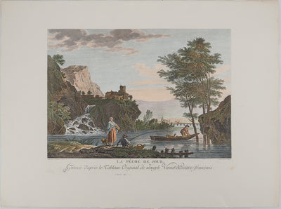 Joseph VERNET :, Gravure originale (vue générale) - Crédit photo : Galerie Art.Paris