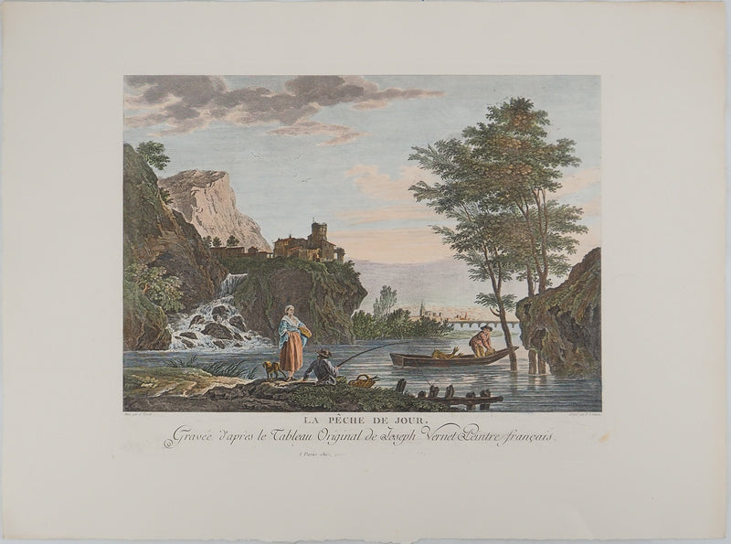 Joseph VERNET :, Gravure originale (vue générale) - Crédit photo : Galerie Art.Paris