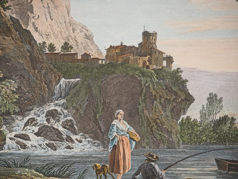 Joseph VERNET :, Gravure originale (photo de détail 3) - Crédit photo : Galerie Art.Paris