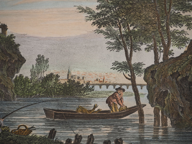Joseph VERNET :, Gravure originale (photo de détail 4) - Crédit photo : Galerie Art.Paris
