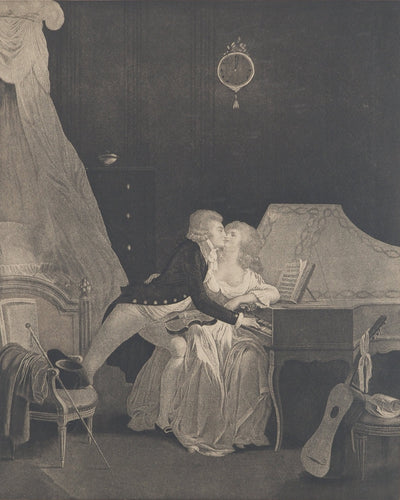 Louis BOILLY : Prélude de Nina, Gravure originale (photo de détail 2) - Crédit photo : Galerie Art.Paris