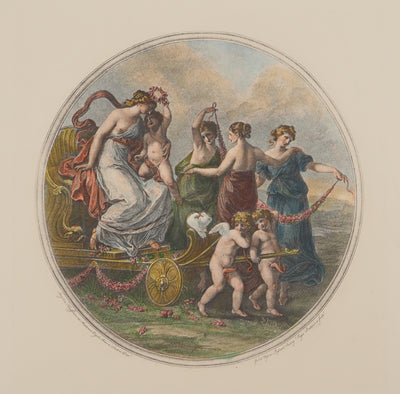 Angelica KAUFFMAN : Le triomphe de Vénus, Gravure originale (photo de détail 2) - Crédit photo : Galerie Art.Paris