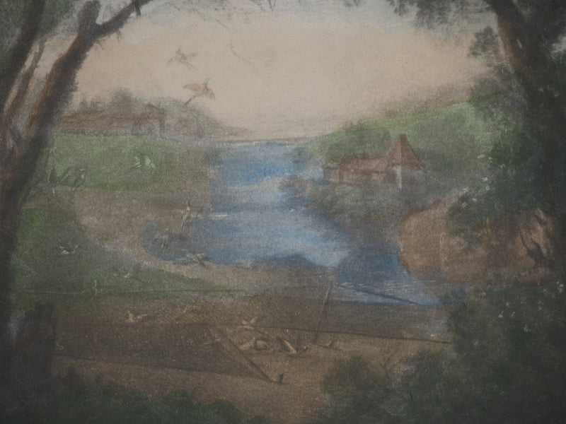 Nicolas LANCRET : Le printemps, Gravure originale (photo de détail 4) - Crédit photo : Galerie Art.Paris