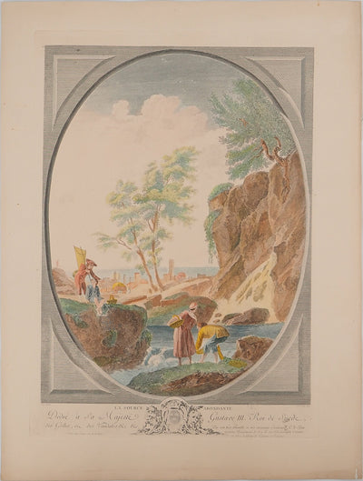 Joseph VERNET :, Gravure originale (vue générale) - Crédit photo : Galerie Art.Paris