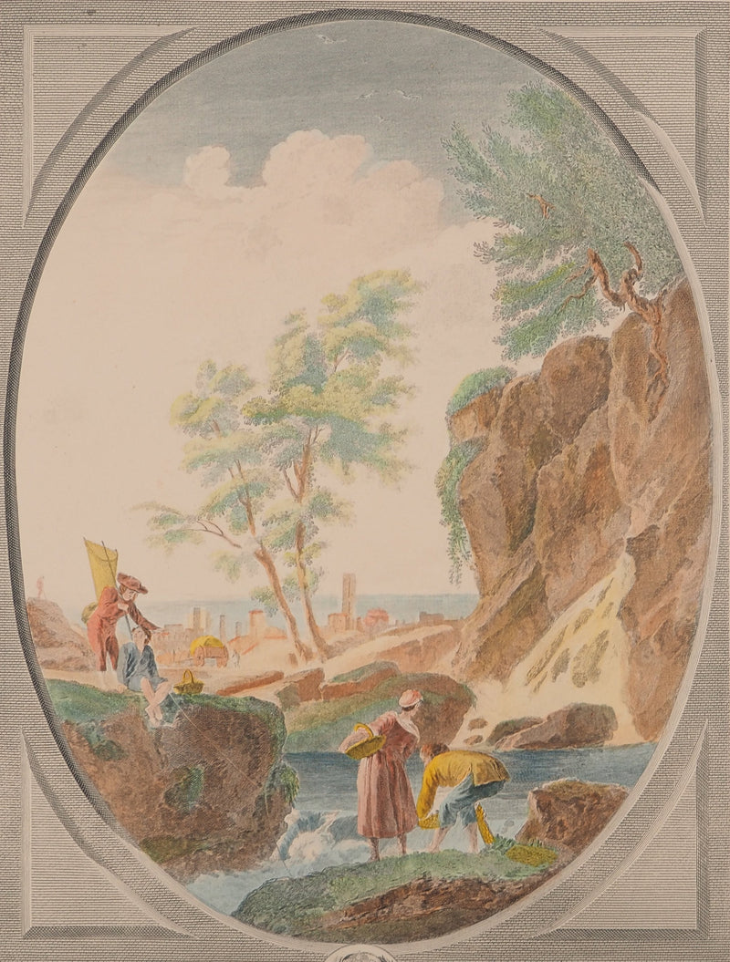 Joseph VERNET :, Gravure originale (photo de détail 2) - Crédit photo : Galerie Art.Paris