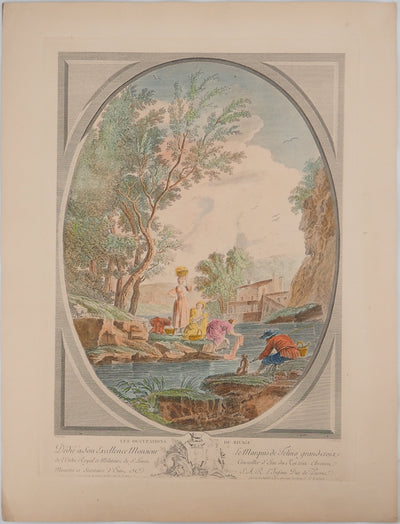 Joseph VERNET :, Gravure originale (vue générale) - Crédit photo : Galerie Art.Paris