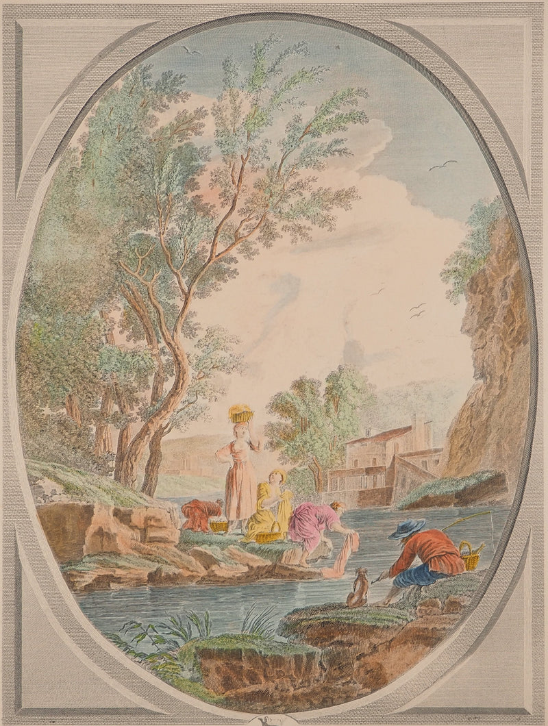 Joseph VERNET :, Gravure originale (photo de détail 2) - Crédit photo : Galerie Art.Paris
