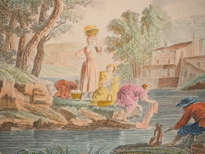 Joseph VERNET :, Gravure originale (photo de détail 3) - Crédit photo : Galerie Art.Paris